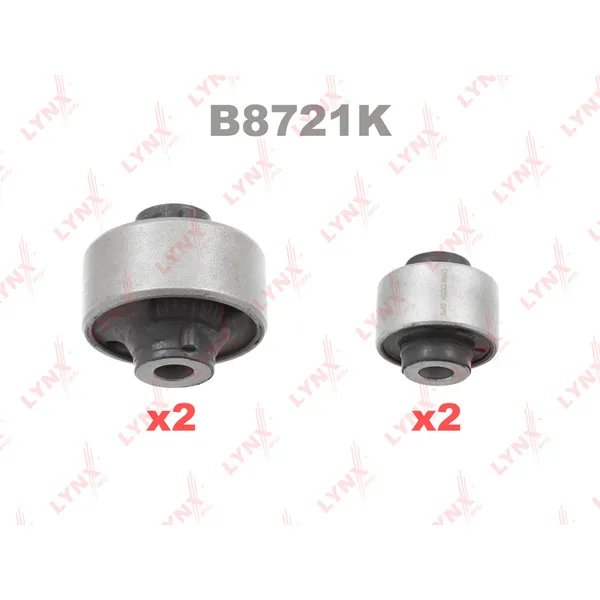 Комплект сайлентблоков LYNXauto B8721K
