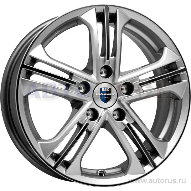 Диск литой R16 6.5J 5x114.3/66.1 ET40 КИК Trinity бинарио 63048