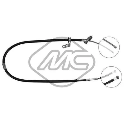Трос ручника TOY RAV4 3DOORS SX L Metalcaucho 83466
