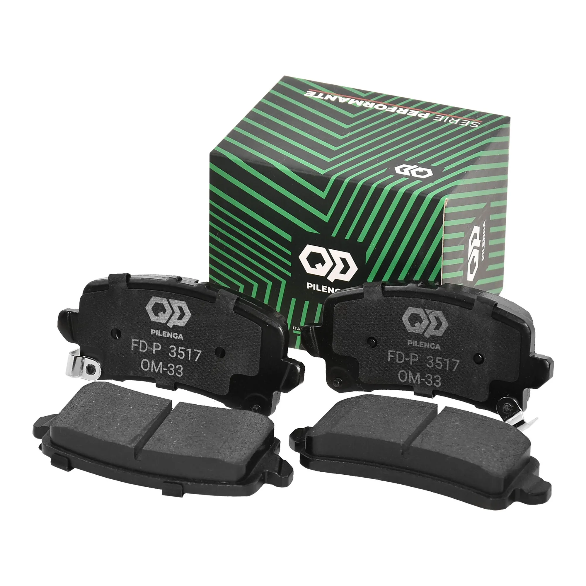 Колодки тормозные дисковые задние для GREAT WALL JOLION PILENGA FD-P 3517
