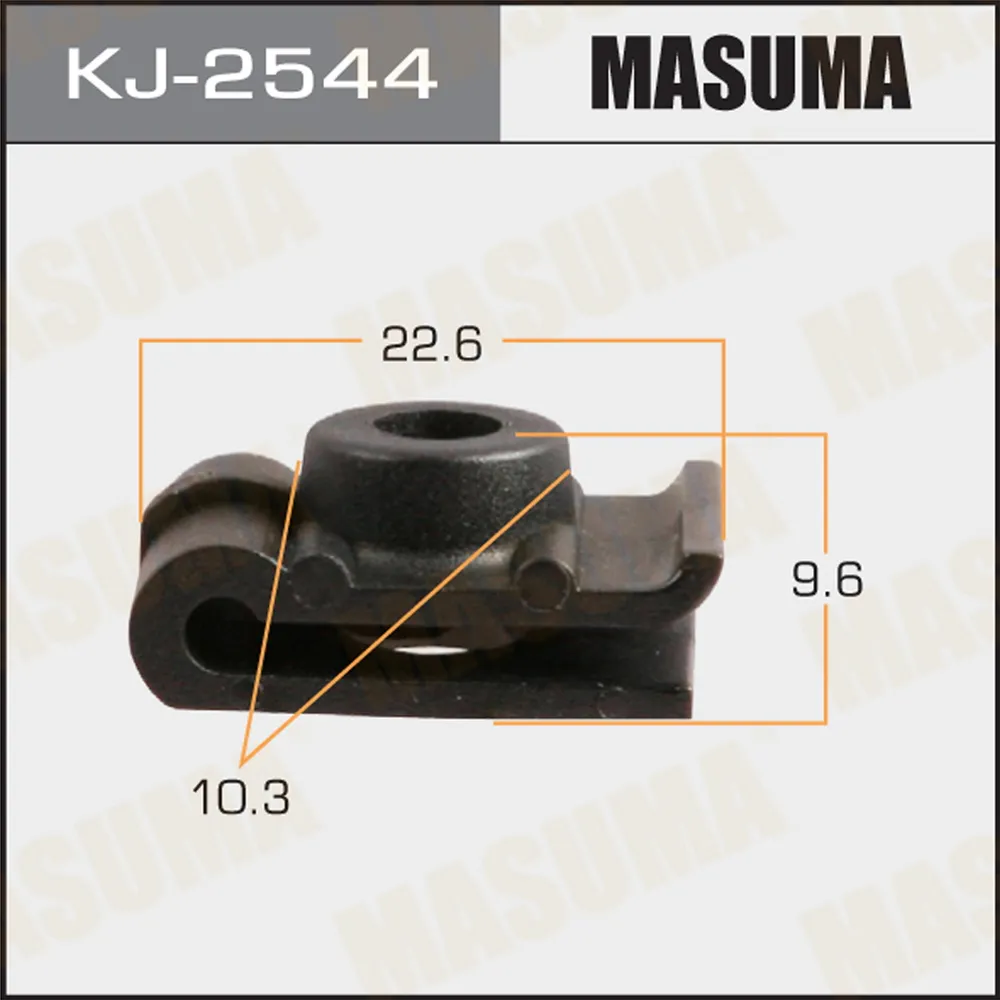 Клипса универс. 2544-KJ [уп.50] MASUMA KJ-2544