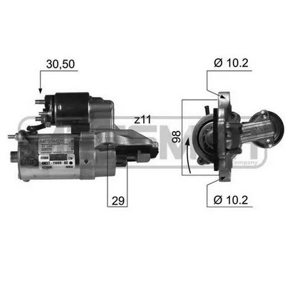 Стартер FORD Focus C-Max 12V 1,2 Kw