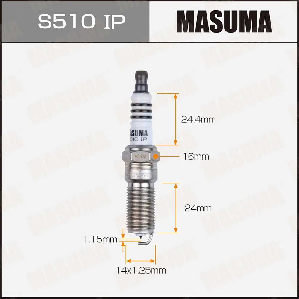Свеча зажигания IRIDIUM+PLATINUM (ILTR5A-13G) MASUMA S510IP