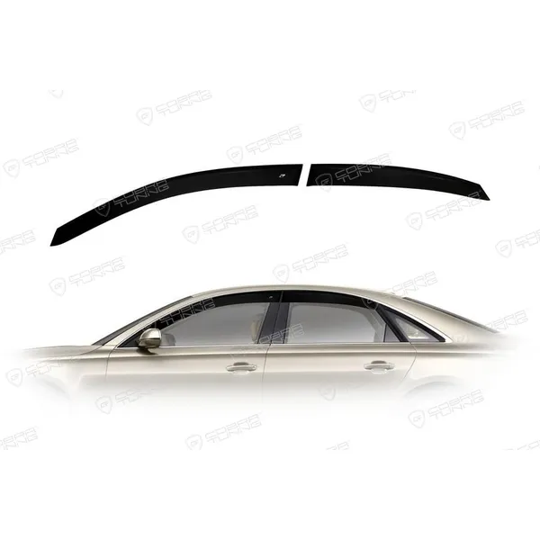 Дефлектора на окна Audi A8 (D4) 2010/S8 (D4) 2012EuroStandardдеф.окон Cobra Tuning AE14110