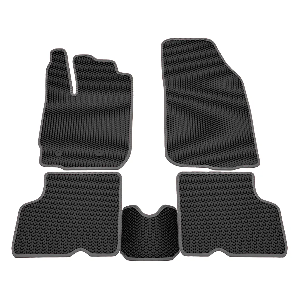 Коврики в салон EVA Ромб Renault Duster 4x4 (12-15)/(15-Н.В.) Серый кант Rezkon 9029005102