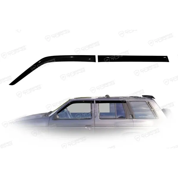 Дефлектора на окна Nissan Terrano I 5d 1990-1995 (WD21) деф.окон Cobra Tuning N12790