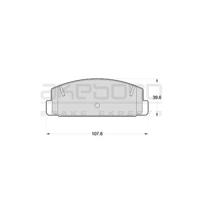 Колодки тормозные зад MAZDA PREMACY GP 99-05 FAMILIA BJ 98-03 MAZDA 6 ATENZA GG GY 02-07 AKEBONO AN219K