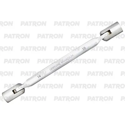 Ключ торцевой шарнирный 14х15 мм PATRON P-7521415