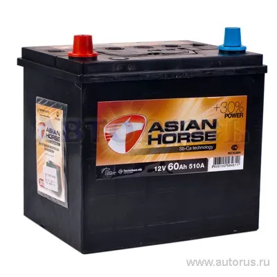 Аккумулятор FARMAKOM MB ASIAN HORSE 60 А/ч прямая L+ 232x173x225 EN510 А
