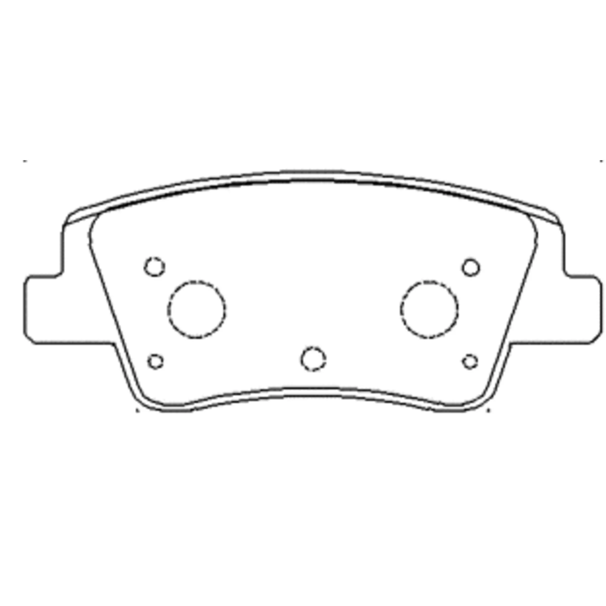 Колодки задние HYUNDAI Ioniq 5 2021 -> / Ioniq 6 2022 -> / Staria CTR GK1515