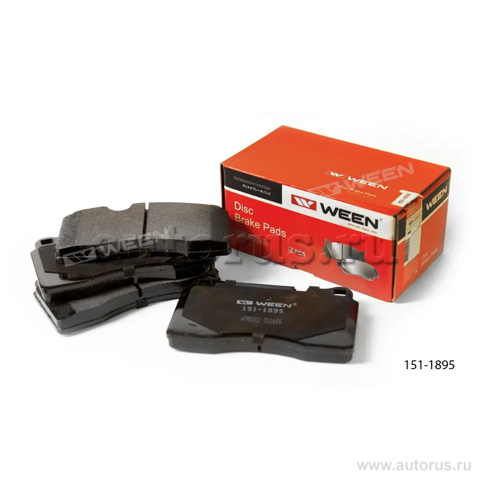 Тормозные колодки дисковые передние VW Touareg (7LA,7L6,7L7,7P5) WEEN 151-1895