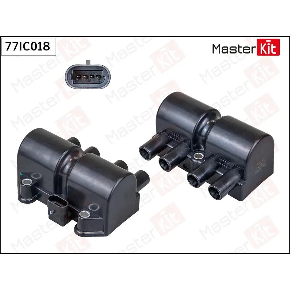 Катушка зажигания CHEVROLET LACETTI, LANOS MASTERKIT 77IC018