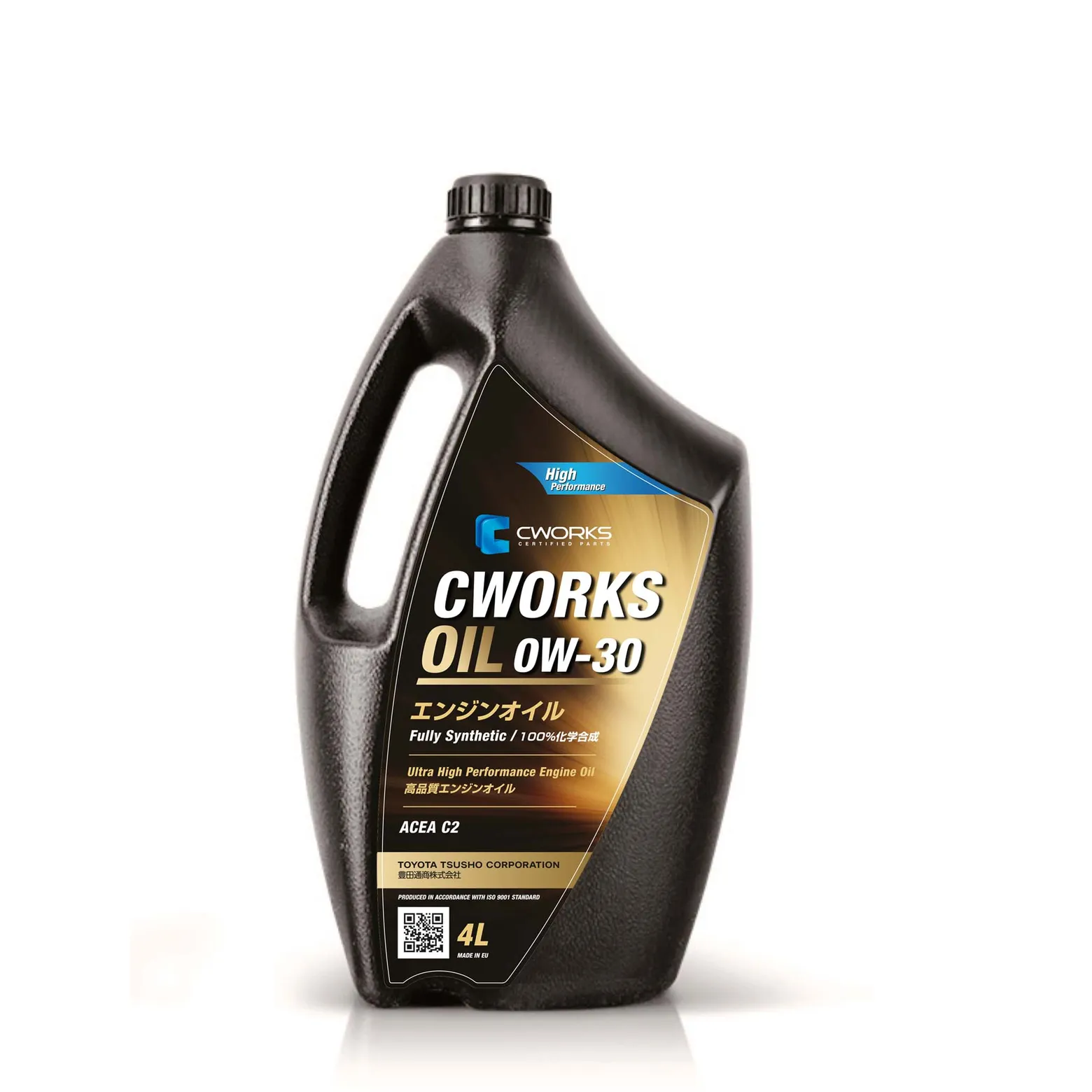 Масло моторное CWORKS OIL 0W-30 C2, 4L Масло моторное