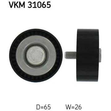 Ролик обводной ремня НО Audi A3/TT, VW Passat 3.2/3.6 FSi 03 SKF vkm31065