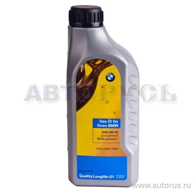 Масло моторное BMW Quality Longlife-01 5W-30 синтетическое 1 л 83 12 2 219 736