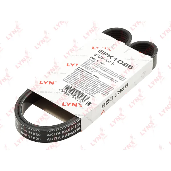 Ремень поликлиновый LYNXauto 6PK1025