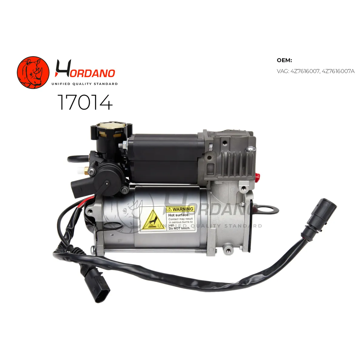 Компрессор пневматической подвески AUDI A6 Allroad C5 (2000-2006) Hordano 17014