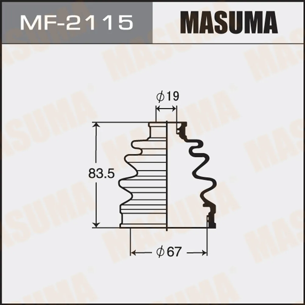 Пыльник ШРУСа MASUMA mf2115