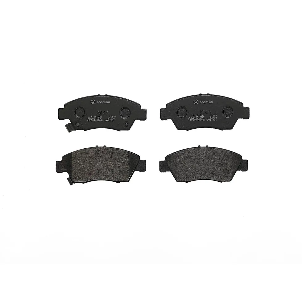 Колодки передние HONDA JAZZ 02- /Civic 91-> BREMBO P28023