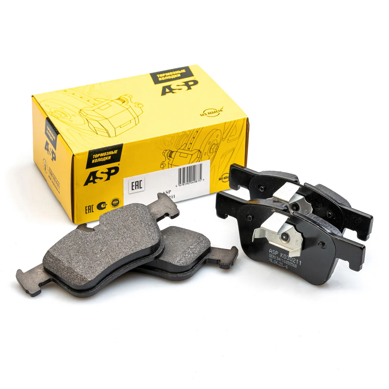 Колодки тормозные передние BMW 1F(20)/2/3(F30) ASP K030211