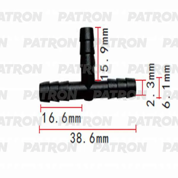 Тройник Т- образный 5x5x5 PATRON P37-0832
