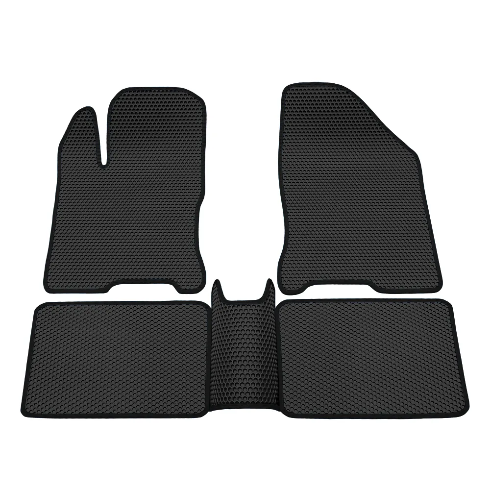 Коврики в салон EVA Соты LADA Vesta Черный кант Rezkon 9139045101