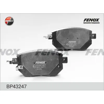 Колодки тормозные дисковые NISSAN MURANO 3.5 4WD 05-; SUBARU FORESTER SG 2.0 FENOX BP43247