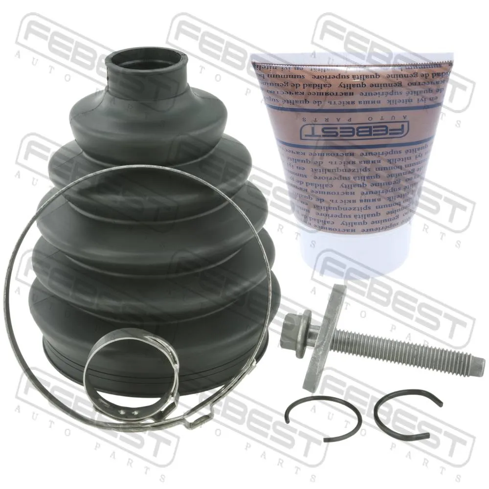 Пыльник ШРУС наружный комплект PVC 92x129x26.7 VOLVO S80 2007- FEBEST 2717P-S80