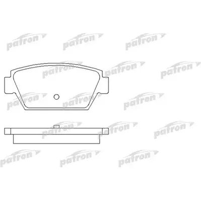 Колодки тормозные дисковые задн MITSUBISHI: COLT III 88-92, ECLIPSE I 91-95, PATRON PBP507