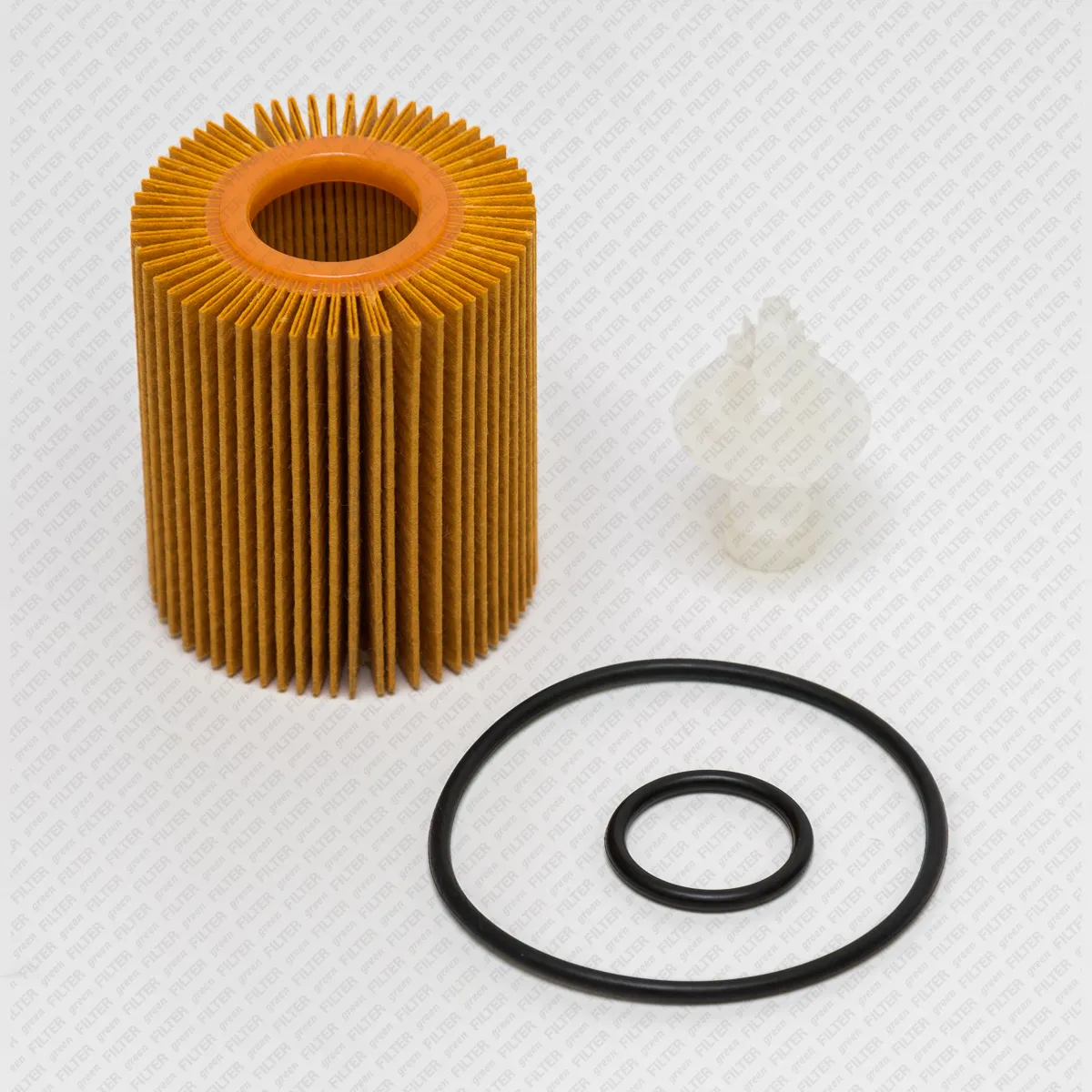 Фильтр масляный [Картридж] TOYOTA Avensis/RAV4 05 -> GREEN FILTER OK0162