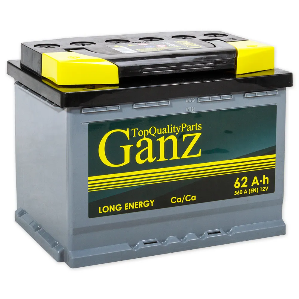 Аккумулятор GANZ 62 А/ч прямая L+ 242x175x190 EN560 А