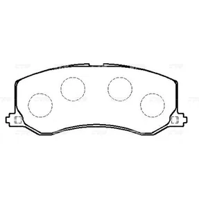 Колодки тормозные Discontinued CTR GK0958