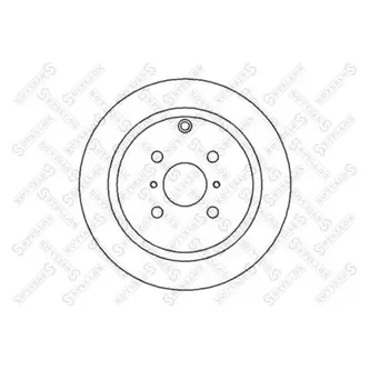 Диск тормозной задний TOYOTA COROLLA/YARIS ALL 99> STELLOX 60204581_SX