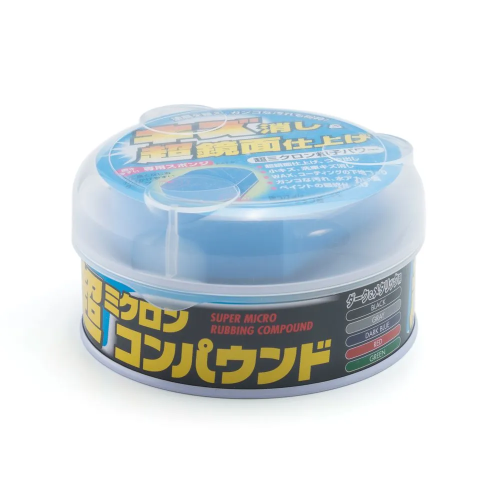 Полироль абразивный мелкий Soft99 Micro Rubbing Compound для темных,180 гр