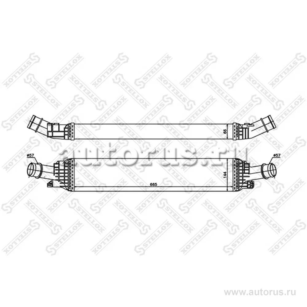 Интеркулер Audi Q5 2.0TFSi/2.0TDi 08> STELLOX 1040184_SX