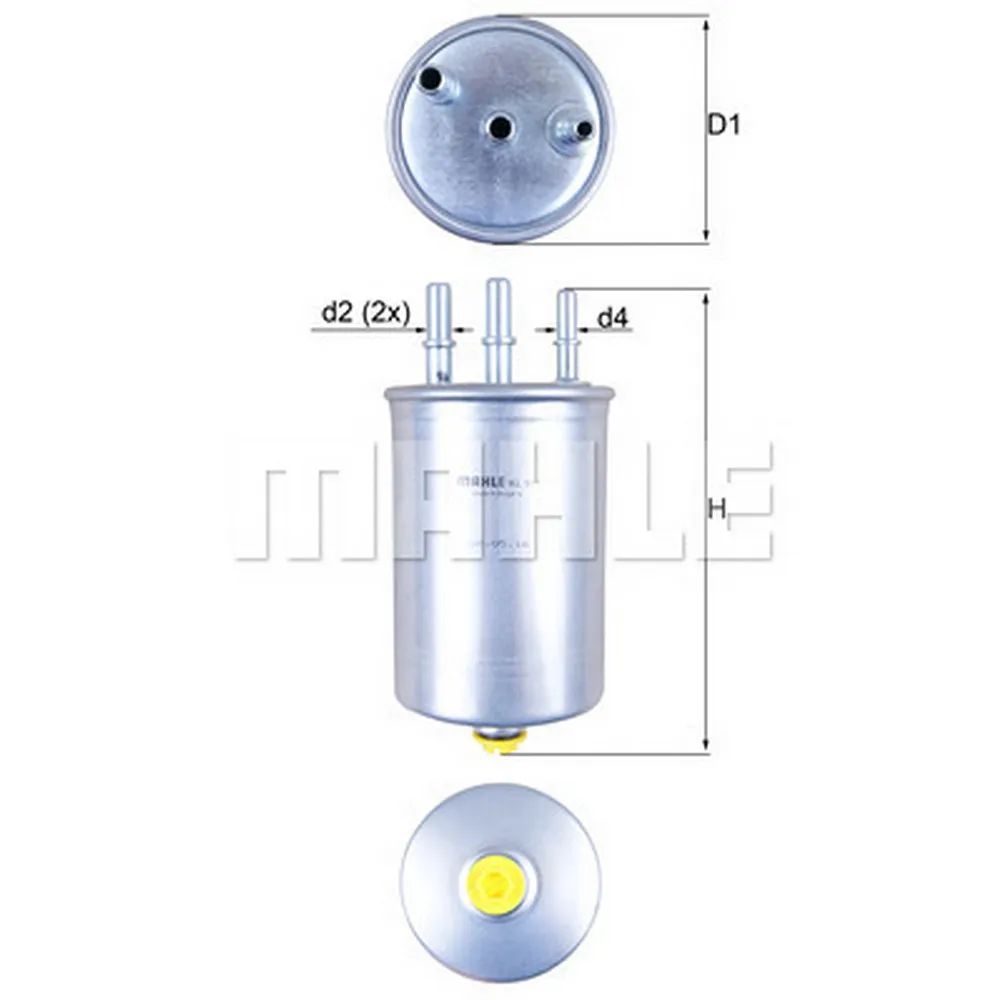 Фильтр топливный KNECHT/MAHLE KL511