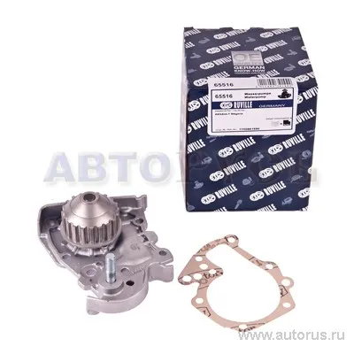 Помпа, водяной насос RENAULT Logan/Sandero 1.4/1.6L 04->/LADA Largus 8V RUVILLE 65516