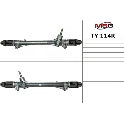 Рулевая рейка без ГУР восстановленная Toyota Venza 2008- TY114R MSG TY114R