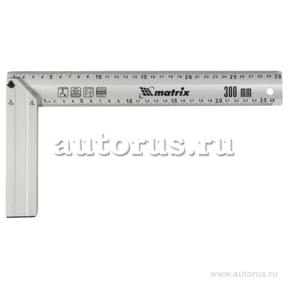 Угольник, 300 мм, алюминиевый, литой MATRIX 32472