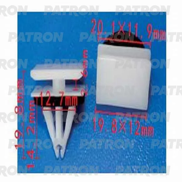 Клипса пластмассовая (комплект 10шт) Ford применяемость: молдинги PATRON P37-1347S