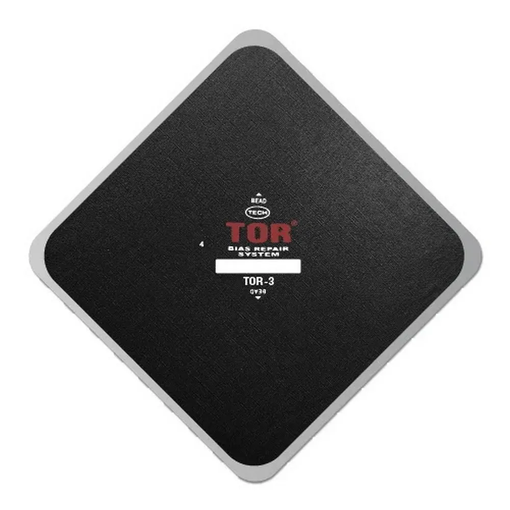 Заплатка TOR-3 c диагональным кордом 230х230 мм TECH 388BK