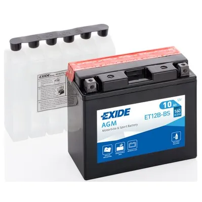 Аккумулятор EXIDE moto AGM 10 А/ч L+ 150x70x130 EN160 А