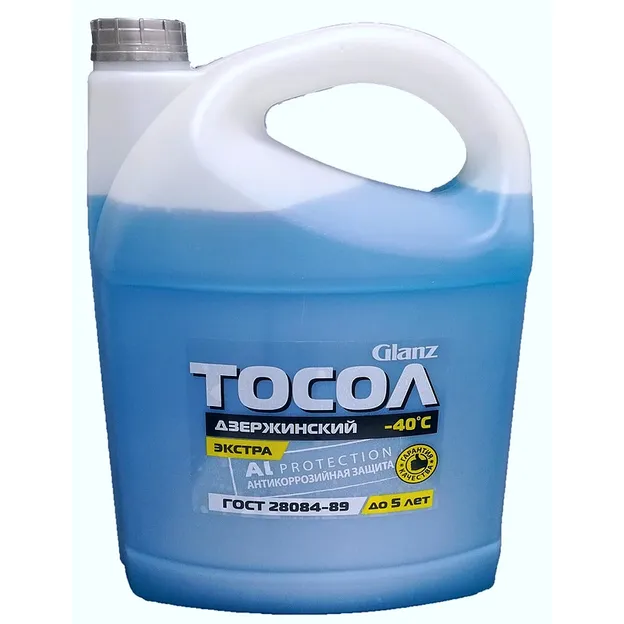 Тосол GLANZ ОЖ-40 готовый -40C синий 10 кг GL-008