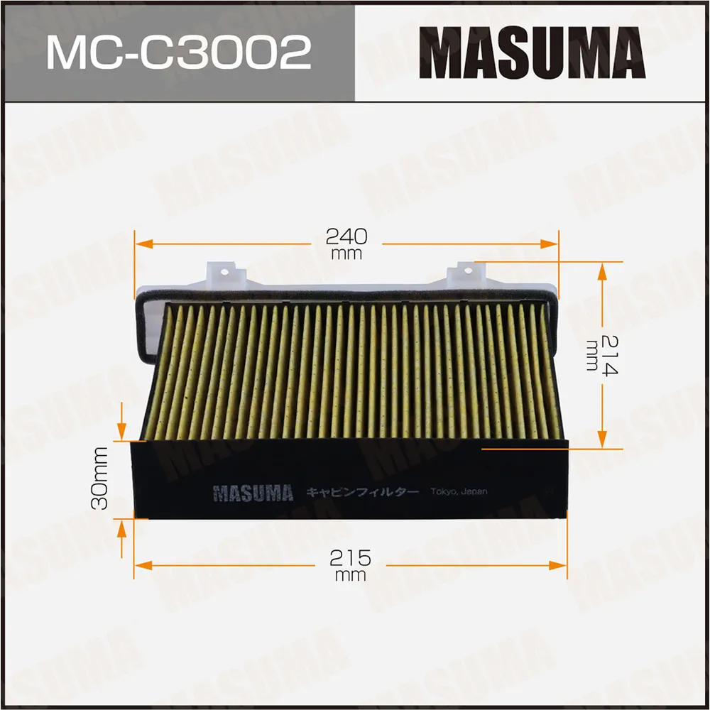 Фильтр салона MASUMA MC-C3002