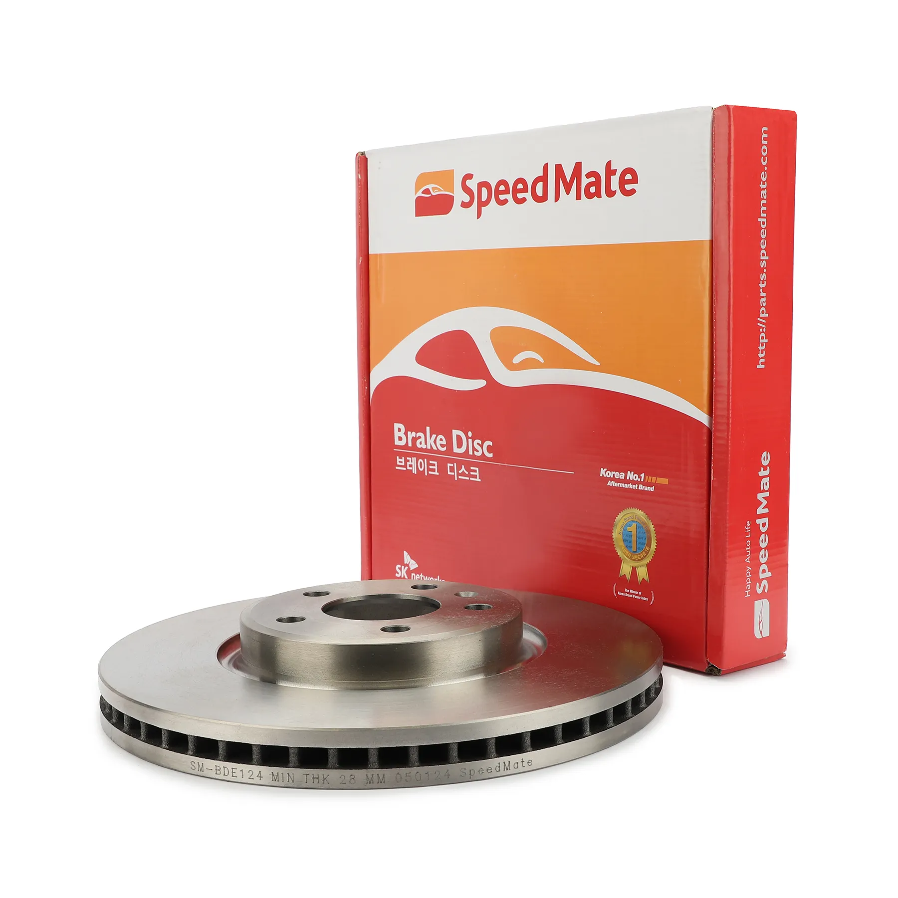 Диск тормозной передний AUDI A4,A5,A6,A7,Q5 SPEEDMATE SM-BDE124