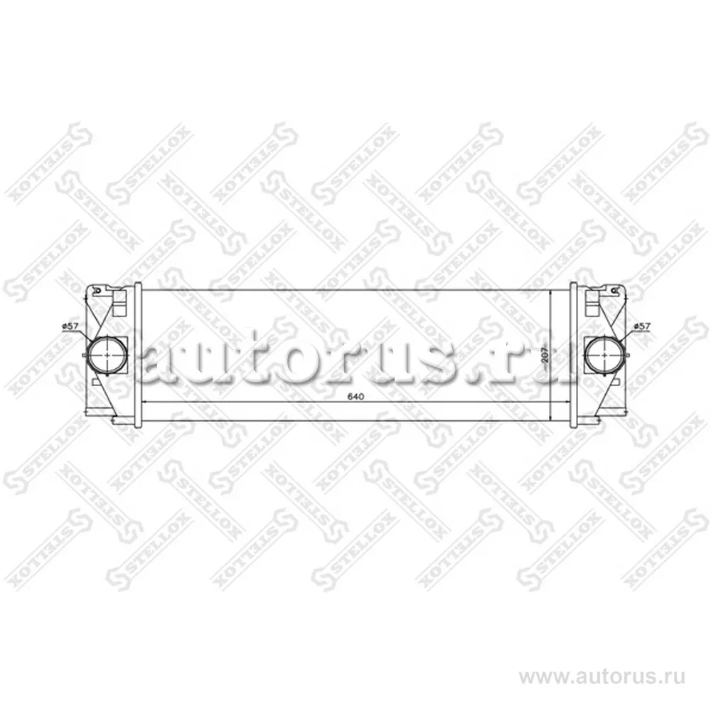 Интеркулер MB Sprinter 2.2CDi 06> STELLOX 10-40206-SX