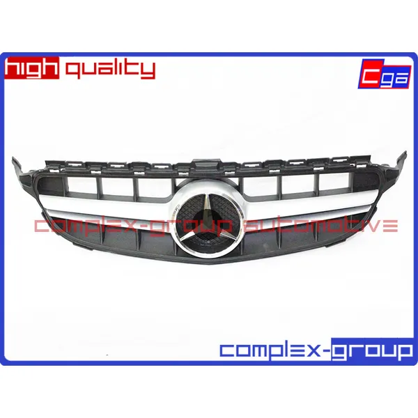 Решетка радиатора Мерседес W205 15-18 C63S-style Silver CGA 10GRL1502CRA