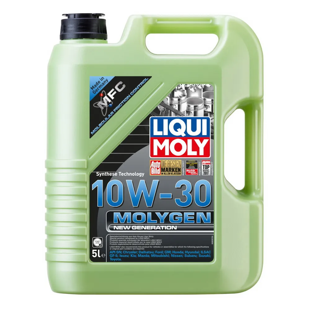 Масло моторное Molygen New Generation 10W-30 SP GF-6A (5л) LIQUI MOLY 9978