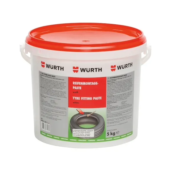 Паста для монтажа шин белая 5 кг WURTH 8901221