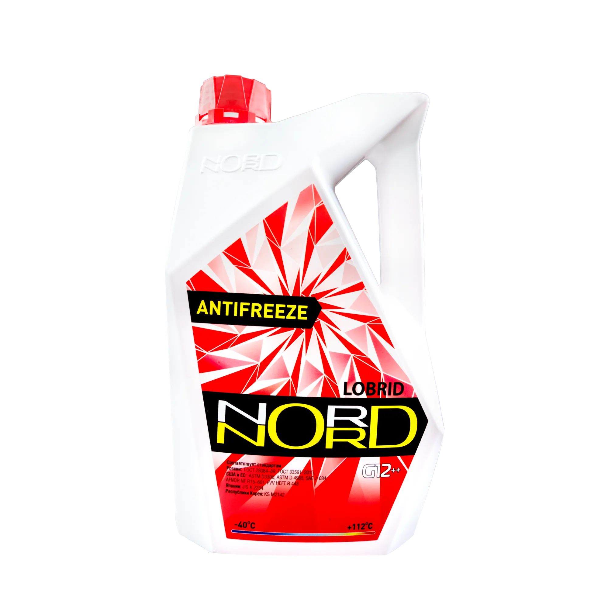 Антифриз NORD High Quality Antifreeze готовый -40C красный 3 кг NR 22243